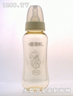 實(shí)感PES奶瓶300mL松鼠