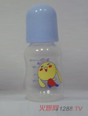 兔乖乖yinge藍(lán)色透明奶瓶