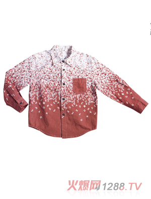 CE時(shí)尚紳士紅色襯衫