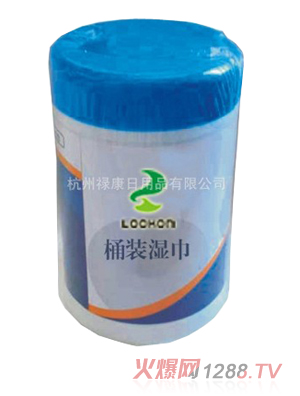 祿康80片桶裝無香型護理yinge濕巾