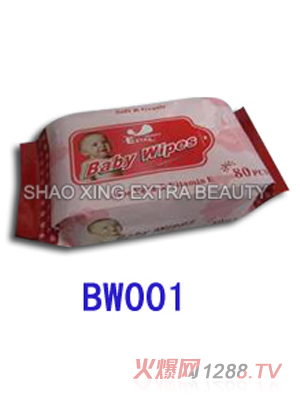 yinge濕巾80片bw001