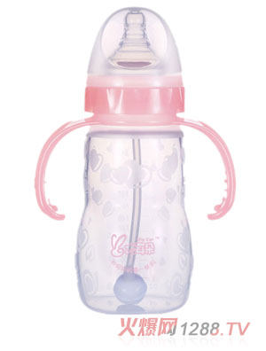 大耳朵寬口硅膠奶瓶240ml