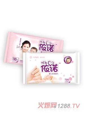 依諾yinge凈柔濕巾10片