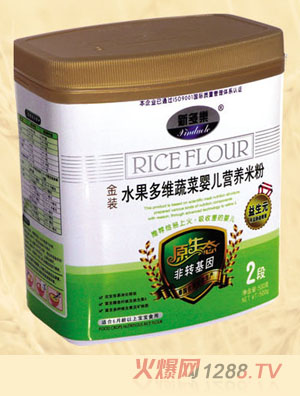 新多樂(lè)水果多維蔬菜嬰兒營(yíng)養(yǎng)米粉2段