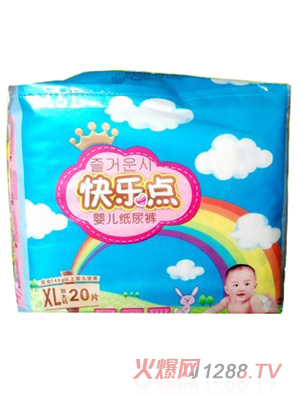 快樂點(diǎn)超薄紙尿褲加大碼20片