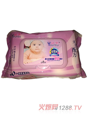 幼柔無淚配方y(tǒng)ingye濕巾80抽