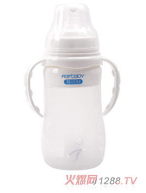 菲兒貝比寬口弧形自動(dòng)硅膠奶瓶300ml