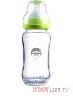 尚恩SN-TGF167堅強寶8安240ml寬口腰形全抗體奶瓶