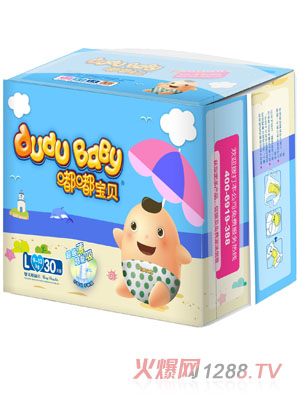 嘟嘟寶貝超級(jí)薄超能吸紙尿片L