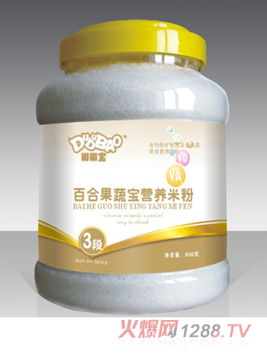 嘟嘟寶百合果蔬寶營養(yǎng)米粉