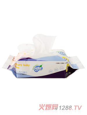 呵貝膚0+新生兒手口濕巾（25片單包）