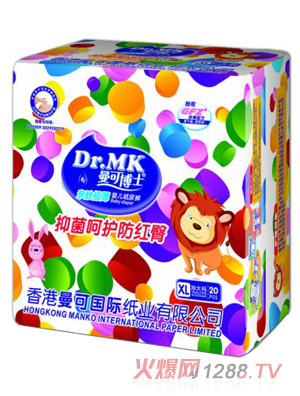 曼可博士親膚極薄嬰兒紙尿褲XL碼