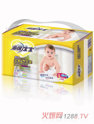 海綿寶寶韓式y(tǒng)inge紙尿片L大碼