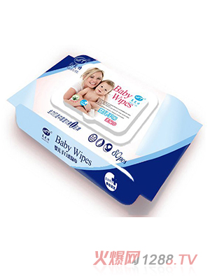 美芙特yinge手口柔濕巾80片蓋裝藍(lán)