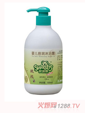 樹袋熊橄欖嬰兒倍潤沐浴露500ml