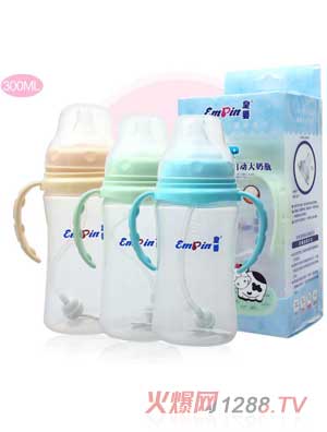 皇嬰寬口PP自動(dòng)奶瓶300ML