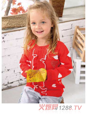 棉果果對開毛衣