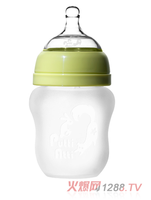 福帝愛迪吸管奶瓶160ml綠色