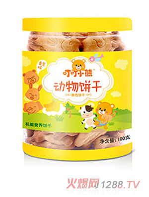 叮叮小熊動(dòng)物餅干-香蕉味