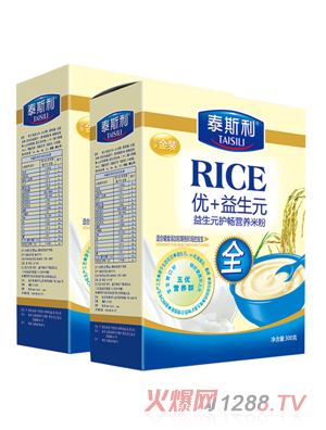泰斯利優(yōu)+益生元營養(yǎng)米粉盒裝-益生元護暢配方