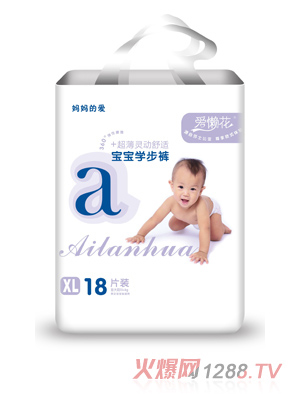 愛懶花超薄靈動(dòng)寶寶學(xué)步褲XL碼18片