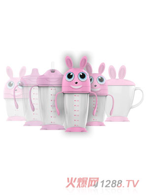 綠糖生活蜂蜜兔子奶瓶330ml