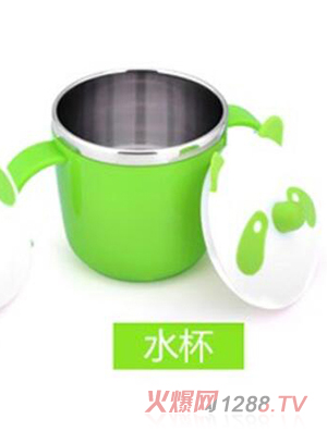 美特美熊貓參加綠白配水杯