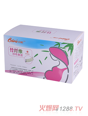 貝昵竹纖維產(chǎn)婦衛(wèi)生巾S12片