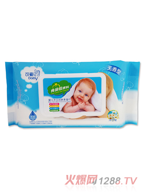 永潤可愛貝貝嬰兒手口潔膚濕巾（藍）70片