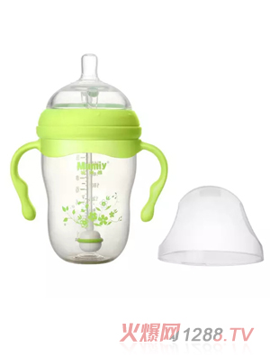媽咪雅有柄自動(dòng)廣口PPSU奶瓶