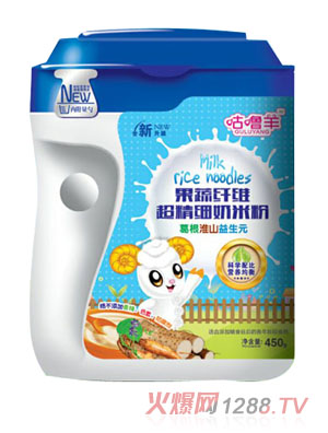 咕嚕羊果蔬纖維超精細(xì)奶米粉-葛根淮山益生元配方