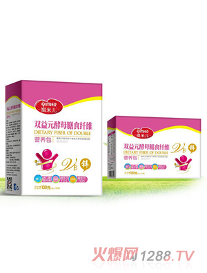 祺米兒鋅雙益元酵母膳食纖維營養(yǎng)包