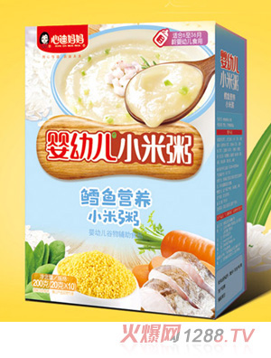 心迪媽媽嬰幼兒小米粥-鱈魚營(yíng)養(yǎng)