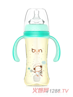 貝優(yōu)能暢飲型帶柄自動(dòng)寬口PPSU奶瓶240ml