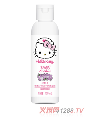 Hello Kitty初酷銀離子免洗手抗菌凝膠（植物萃?。?00ml