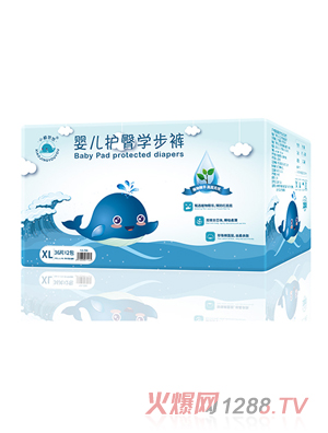 小鯨悠悠嬰兒護(hù)臀學(xué)步褲XL