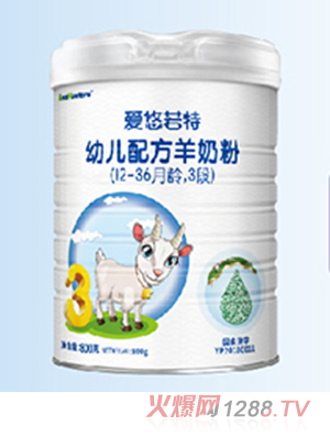 愛悠若特youe配方羊奶粉400g（12-36月齡，3段）