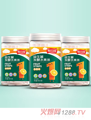 聰貝冠益生菌發(fā)酵水果條-香橙味