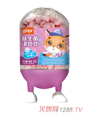 倍樂(lè)媽咪益生菌溶豆豆-小牛人罐藍(lán)莓味