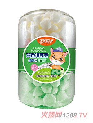 倍樂(lè)媽咪雙色溶豆豆-雙扣罐原味+菠菜味