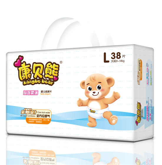 康貝熊瞬吸柔薄紙尿片L38
