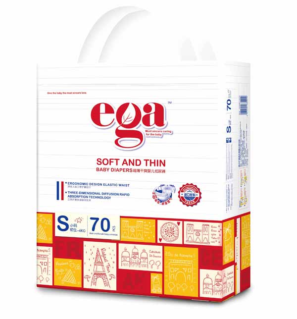 嬰姿雅柔薄干爽嬰兒紙尿褲大包S70