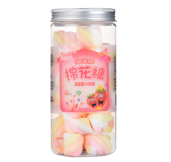 牯麗熊草莓味棉花糖