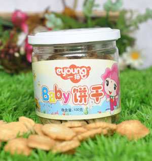一揚(yáng)100克baby餅干牛奶味