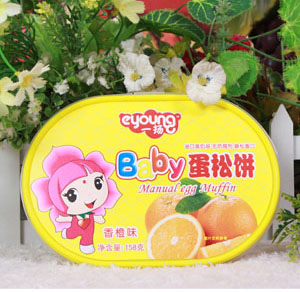 一揚(yáng)香橙味Baby蛋松餅158克