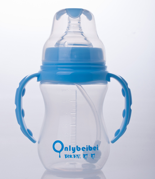 唯昵貝貝寬口奶瓶210ml藍(lán)色