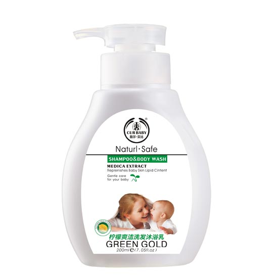 酷爾·貝比檸檬爽潔洗沐二合一200ml