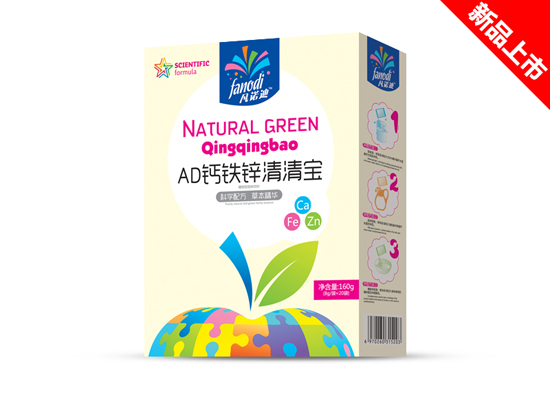 凡諾迪AD鈣鐵鋅清清寶盒裝