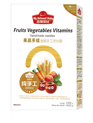 邁葆貝比果蔬多維黃面條