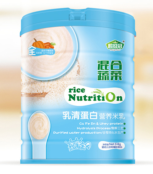 超級(jí)冠混合蔬菜乳清蛋白營(yíng)養(yǎng)米乳